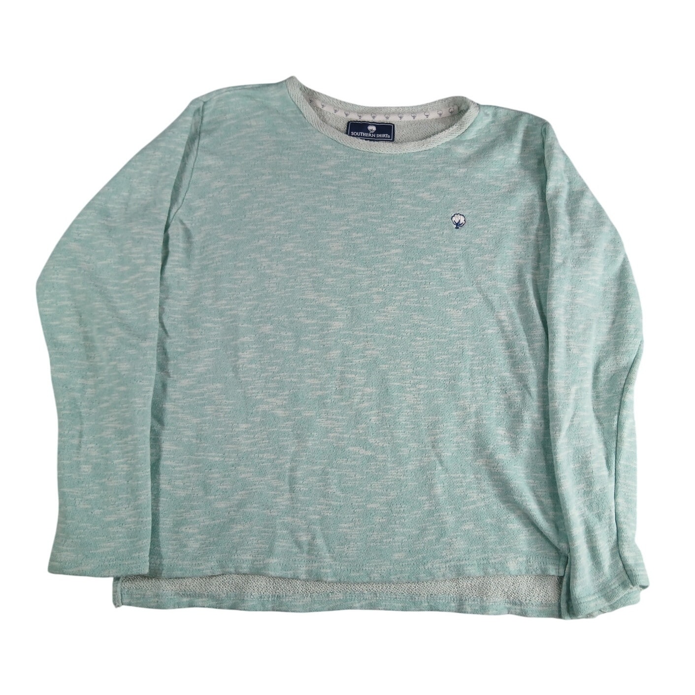 Southern Shirt Sweatshirt Womens Medium Blue Cotton Embroidered Crewneck Soft